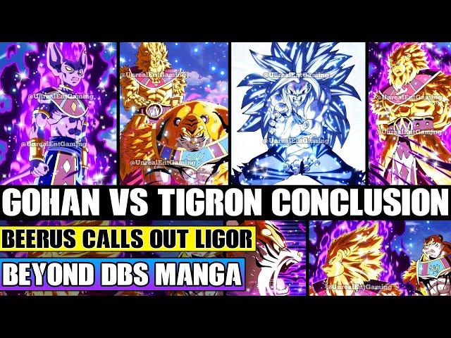 Beyond Dragon Ball Super Destroyer Tigron Vs Ultimate Beast Gohan Finale! Beerus Calls Out Ligor