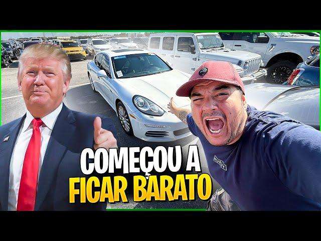 ESSE LEILÃO DE CARROS NOS EUA ESTÁ FICANDO MARAVILHOSO