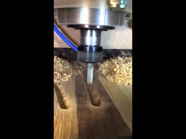 Cnc machining a chopping board