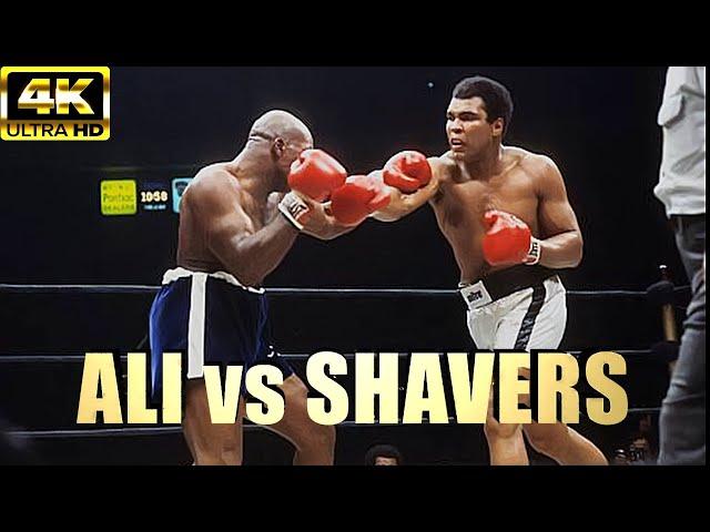 Muhammad Ali vs Earnie Shavers | LEGENDARY Highlights Boxing Fight | 4K Ultra HD