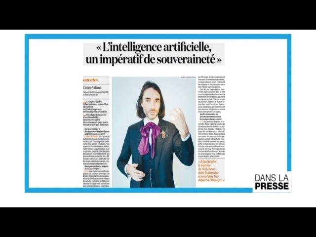 "L'intelligence artificielle, un impératif de souverainté"