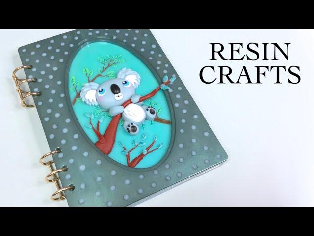 Koala Resin Notebook- Resin Clay-Funshowcase- DIY