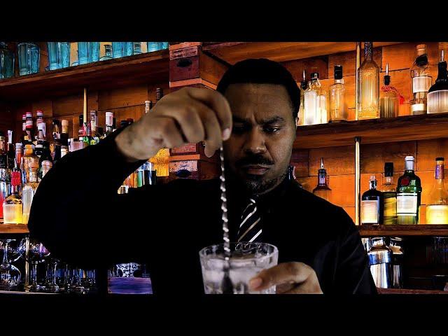 ASMR Bartender Roleplay with Jazz Music Ambience