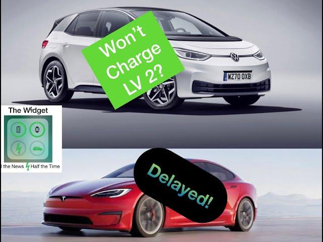VW ID3 Won't Charge on Zappi? Tesla Model S Delayed Again Plus EV Incentives| The Widget on EisforEV