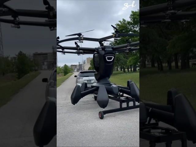 Giant Drone Lifts a Person