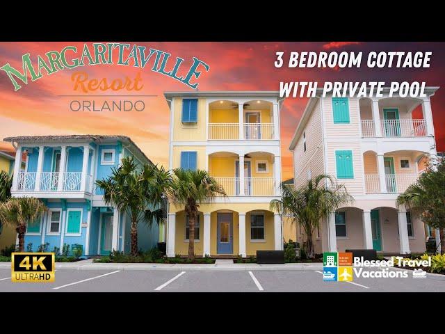 Margaritaville Resort Orlando 3 Bedroom Cottage with Private Pool Walkthrough