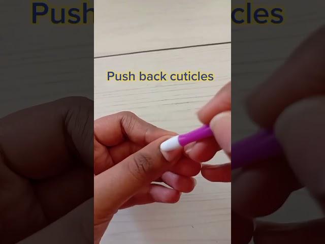How to prep Nails before applying Nail Wraps