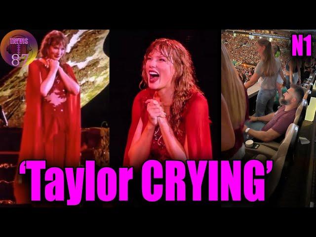 Taylor Swift CRYING as Donna Kelce & Kylie's Standing Ovation at Eras Tour Miami N1