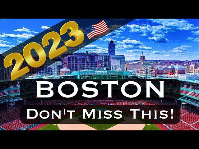 The 11 BEST Things to do in BOSTON (Travel Guide 2023)