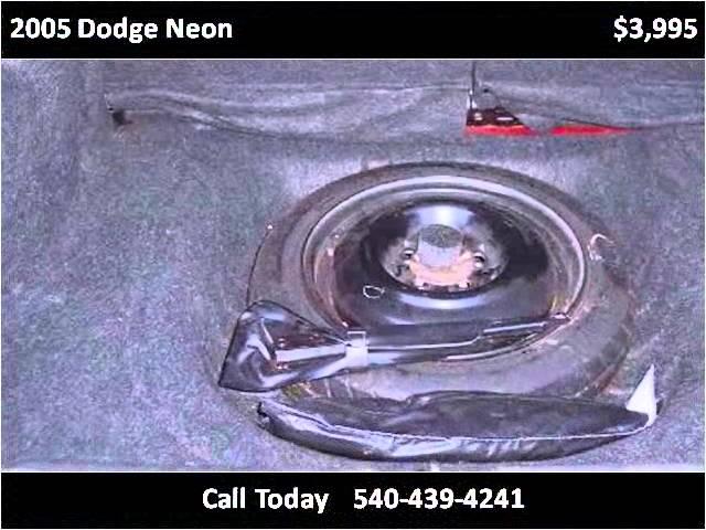 2005 Dodge Neon Used Cars Maryland Washington DC VA