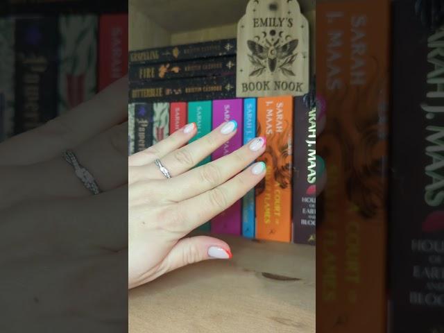 Got some new bookish nails ️ #booktok #booktube #books #booklover #bookish #acotar #nightcourt