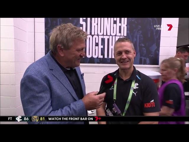 Brad Lloyd on Roaming Brian after Round 1 win over Richmond - AFL 2024