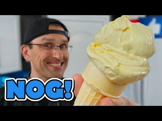 I Made Eggnog Ice Cream, and It's Phenomenal! | Ninja Creami Deluxe Recipe