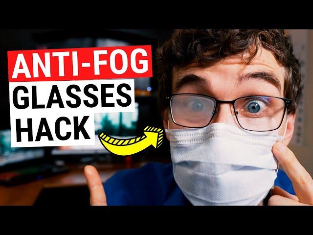 How To Keep Glasses From FOGGING While Wearing A Face Mask