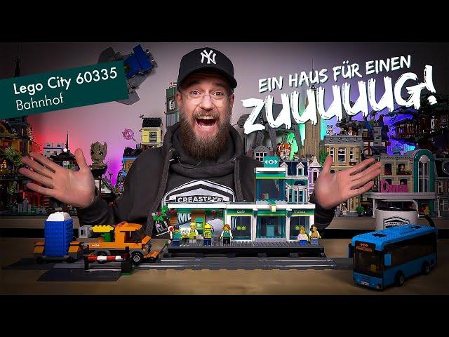 UNFASSBAR!!  Ein Set für ZÜGE!!  LEGO® City 60335 Bahnhof