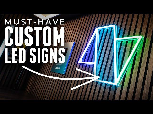 The Best Custom LED Signs for Content Creators (Echo Neon)