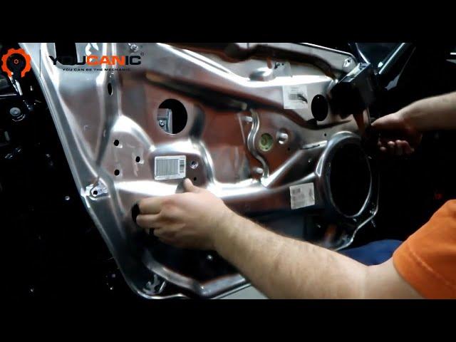 How to replace door glass on a 2008-2015 Mercedes-Benz C-Class C300 W204