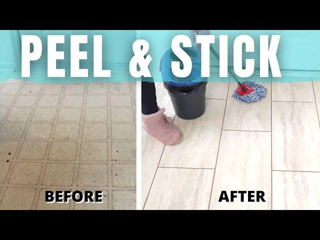 Our SECRET To CLEAN PEEL & STICK Tile For Lasting Results!!