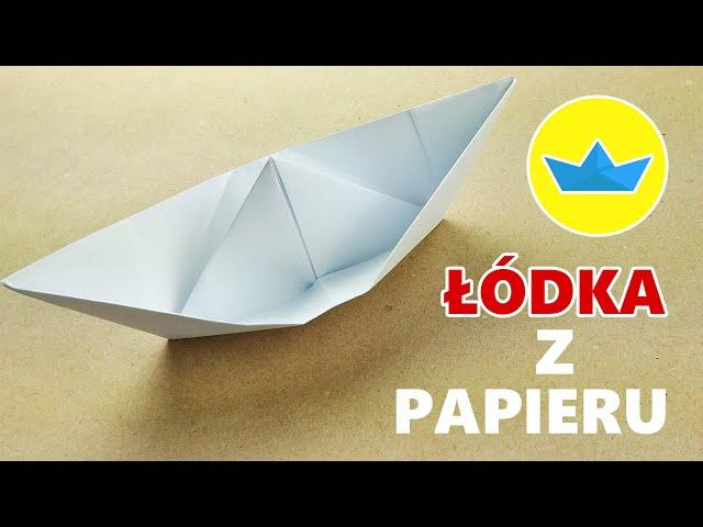 Łódka z Papieru - ORIGAMI Jak Zrobić Statek z Papieru - Jak Zrobić Łódkę Z Papieru Paper Boat Ship