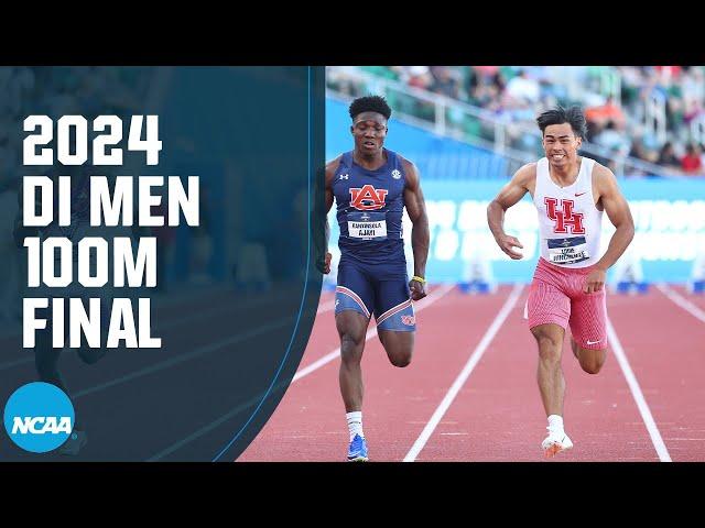 Men's 100m final - 2024 NCAA outdoor track and field championships