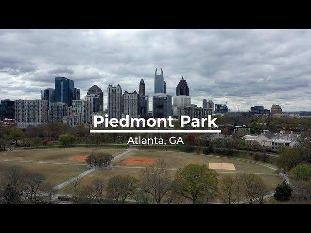 Piedmont Park - Atlanta, GA 4K Drone Video