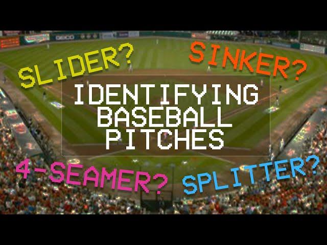 How to identify baseball pitches