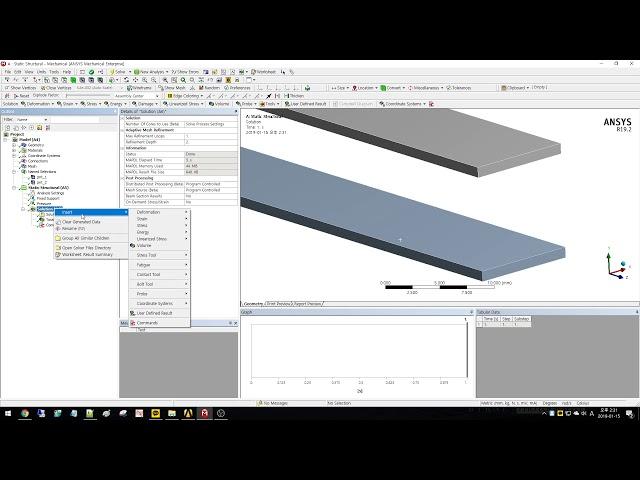 Ansys Mechanical_Distance measurement between two nodes