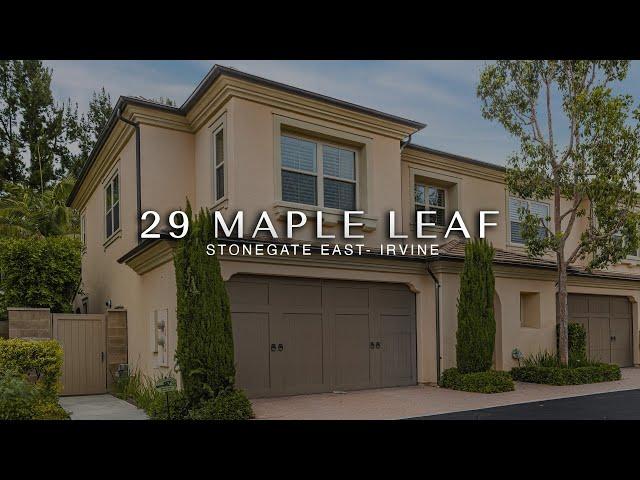 29 Maple Leaf, Stonegate East - Irvine Real Estate