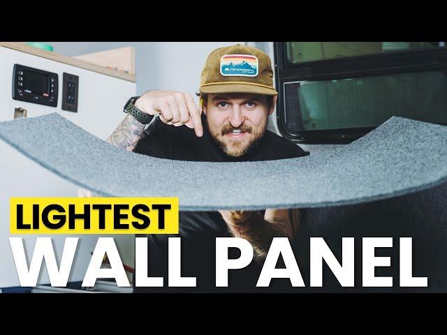 The Lightest Sprinter Van Wall Panel | VAN CONVERSION TIPS