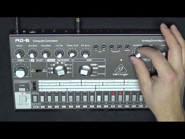 Behringer RD-6 BK - Quick Demo (Sounds Only)