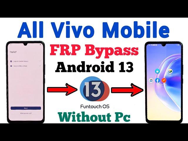 All Vivo Mobile | FRP Bypass | Android 13 | Google Account | Unlock Tool | Without Pc | New Method.