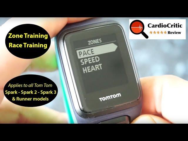 TomTom Spark / Runner 2 Cardio - ZONE training and RACE training