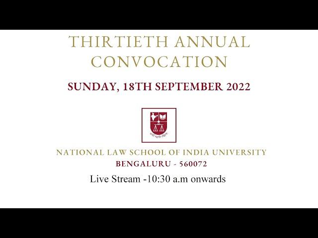 30th ANNUAL CONVOCATION | 18th September 2022