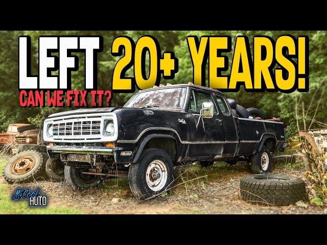 FAMILY HEIRLOOM TRUCK! Can We Fix It? Dodge 4x4 Restoration Part 1