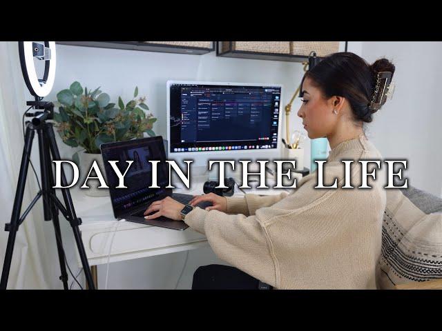 Day in the Life of a Full Time Content Creator! Behind the Scenes