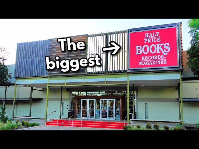 I Went to the LARGEST Half Price Books Store!