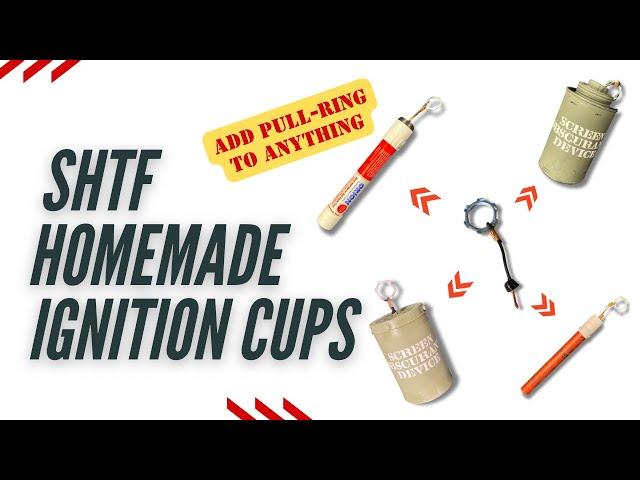 SHTF Ignition Cups for Pull-Ring Smoke Grenades/Flares