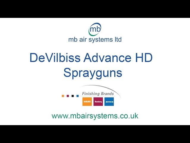 DeVilbiss Advance HD SprayGuns from mb air systems