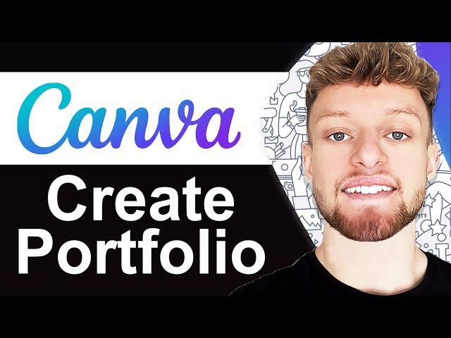 How To Create a Portfolio With Canva 2024 (FREE Portfolio Website)