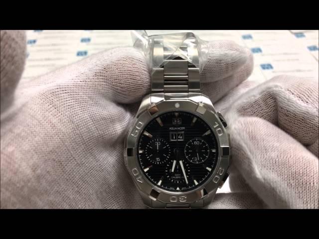 Instruction on how to use TAG Heuer Aquaracer Automatic Chronograph watch by AuthenticWatches.com