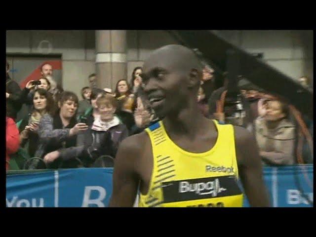 Great Finish By Kogo!-Birmingham Half Marathon 2012