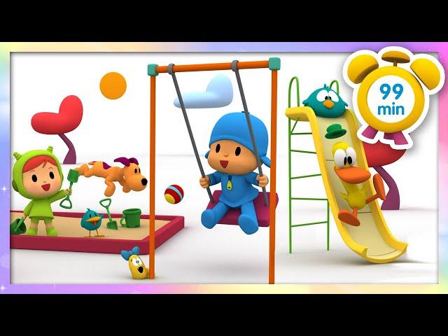 ‍️POCOYO in ENGLISH - Playground time [99 minutes] | Full Episodes | VIDEOS and CARTOONS for KIDS