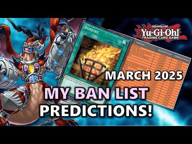 March 2025 YU-GI-OH BAN LIST PREDICTIONS! How Can We Hit Ryzeal and Maliss? Fiendsmith?