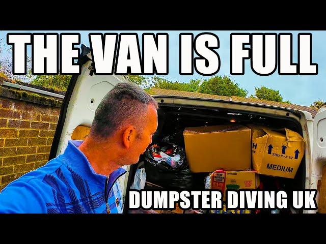 [MY VAN IS FULL] DUMPSTER DIVING AT UK RETAIL PARKS FACTORIES AND WAREHOUSES, FINDS & DONATIONS