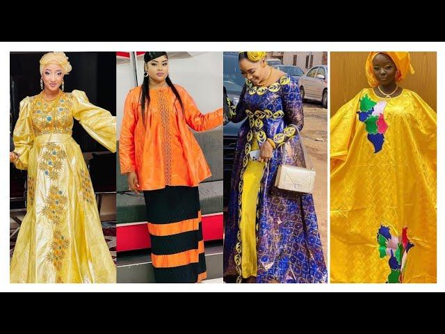 LA PLUS BELLE TENDANCE BAZIN RICHE MODE SÉNÉGALAISE/BAZIN AFRICAIN/BOUBOU/AUTRES DERNIERS STYLES