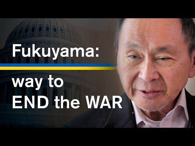 “Increase the pain Russians are suffering!” Francis Fukuyama, interview in Ukraine