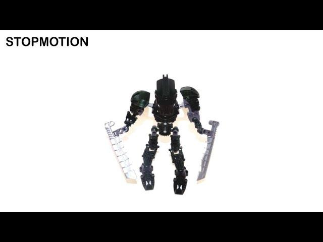 Building LEGO Bionicle Toa Metru Matau Set 8605 Stopmotion