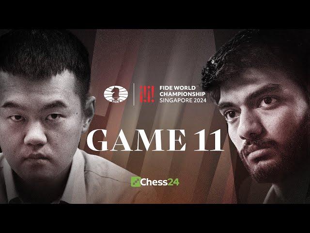 GUKESH vs. DING! FIDE WORLD CHAMPIONSHIP 2024 Game 11 | Can Gukesh Break Ding's Defence?