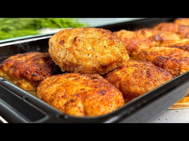 Многие не знают этот рецепт КОТЛЕТ ! Вкусно, за уши не оттащишь! Сочные, воздушные куриные котлеты
