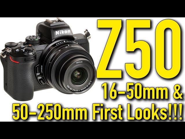 Nikon Z50, 16-50mm & 50-250mm Unboxing